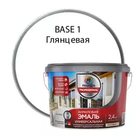 эмаль profilux professional акриловая универсальная матовая база a 2,4кг