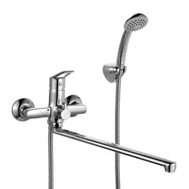 AMUSBLCM10, Смеситель для ванны с длинным изливом с керамическим дивертором, Amur, MI