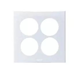 Anam Legrand Zunis Белый Накладка розетки 4-ой