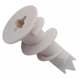 анкер (дюбель) driva nylon с шурупом (4 шт)