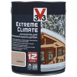 антисептик акриловый extreme climate v33 2,5л серебро