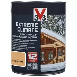 антисептик акриловый extreme climate v33 белое золото 2,5л