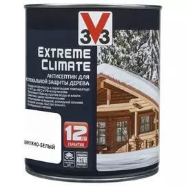 антисептик акриловый extreme climate v33 жемчужно-белый 0,9л