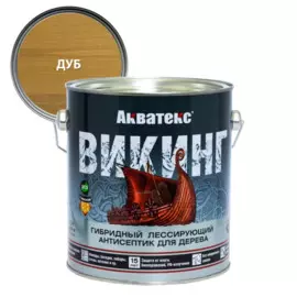 антисептик акватекс викинг для дерева дуб 2,5л