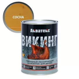 антисептик акватекс викинг для дерева сосна 0,75л