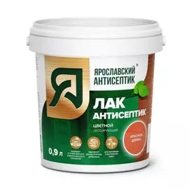 антисептик-лак ярославский антисептик красное дерево 0,9л
