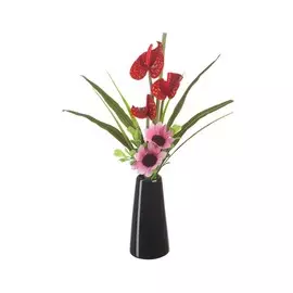 Антуриум в керамической вазе 28 см