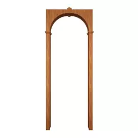 арка "милано", пвх дуб золотой 700*190*1800 со сводорасширителем