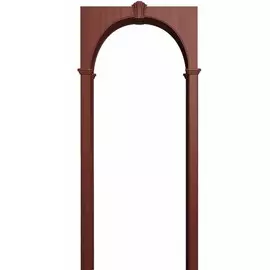 арка "милано", пвх итальянский орех 700*190*1800 со сводорасширителем