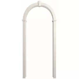 арка "рская", пвх белый ясень 700*190*1800 со сводорасширителем