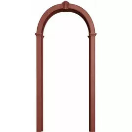 арка "рская", пвх итальянский орех 700*190*1800 со сводорасширителем