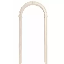арка "валенсия", пвх белый ясень 750*190*1800 со сводорасширителем