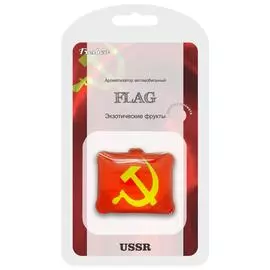 Ароматизатор на подвеске Flag USSR Экзотические фрукты MEM-04