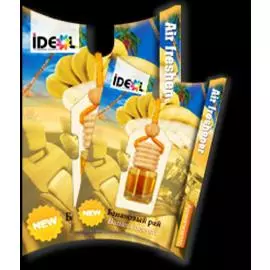 Ароматизатор "Флакон с деревянной крышкой" "Банановый рай"