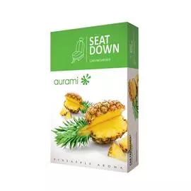 Ароматизатор воздуха на гелевой основе AURAMI SEAT DOWN "Сочный ананас" SD105