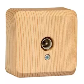 этюд розетка tv 0,7дб, оу, сосна