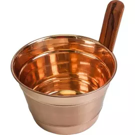 бадья из меди 4 л банные штучки