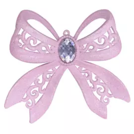 бант розовый