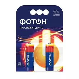батарейка (аа, алкалиновая, 2шт) фотон 22444