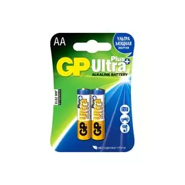 батарейка (аа, алкалиновая, 2шт) gp ultra plus alkaline gp 15aup-2cr2 20/160