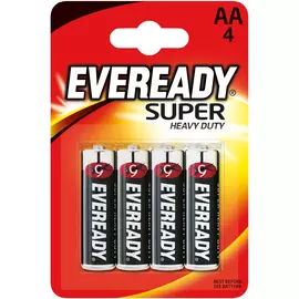 батарейка (аа, солевая, 4шт) eveready super heavy duty 637084