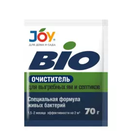 биоочиститель для выгребных ям и септиков joy 70г