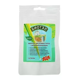 Биопрепарат для септиков/туалетов с автономной канализацией БИОТЭЛ на 2 мес.4*15г