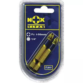 Бита PZ1 50мм (2шт) Nox Titan 556631