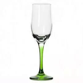 Бокал ЭНЖОЙ ГРИН 200мл ножка зеленая 44160SLBD8
