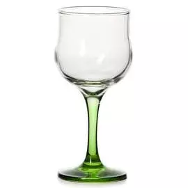 Бокал ЭНЖОЙ ГРИН 200мл ножка зеленая 44167SLBD8