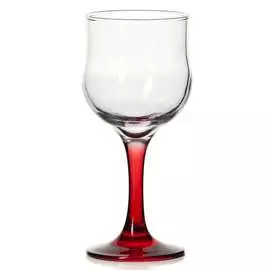 Бокал ЭНЖОЙ РЭД 200мл ножка красная 44167SLBD10