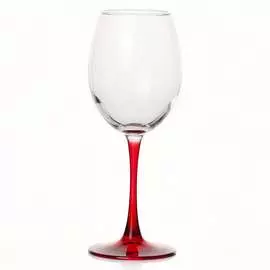 Бокал ЭНЖОЙ РЭД 440мл ножка красная 44728SLBD4