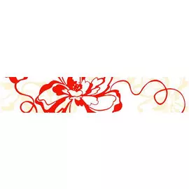 бордюр 40*7,5 монро красный 20-840044-50