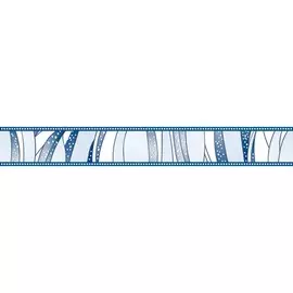 бордюр borneo 50х6.7 голубой