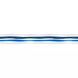 Бордюр Borneo 50х6.7 Волна Голубой