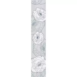 бордюр flower 30х5.7 серый