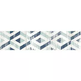 бордюр геометрия натвуд 6,9*30 синий 6903-0043