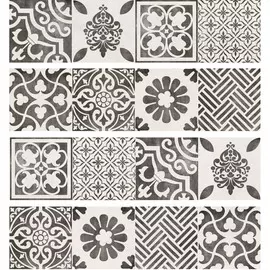 бордюр напольный винтаж вуд белый микс (7303-0002) 8,5х30