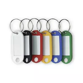 брелок для ключей palladium с металлическим спиральным кольцом (6 шт. в упаковке)