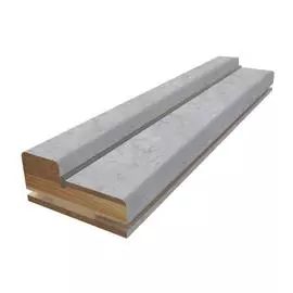 брус коробочный телескопический с уплотнителем ,пвх 2070х70х32мм,бетон светлый