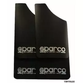Брызговики Sparco Малые ЧЕРНЫЕ (4шт)