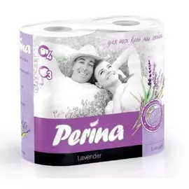 Бумага туалетная Perina Lavander 3х-слойная