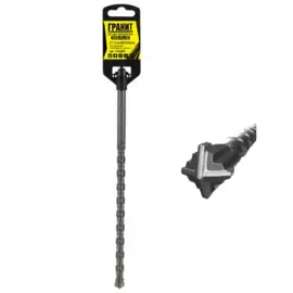 бур по бетону sds-plus гранит quadro-x 12,0х260/200,412260