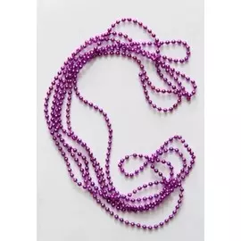 бусы- гирлянда фиолетовые 270см полистирол 38676