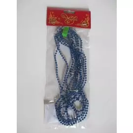 бусы- гирлянда синие 270см полистирол 38674