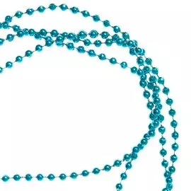 Бусы новогодние КЛАССИЧЕСКИЕ 2м синий, пластик 65679