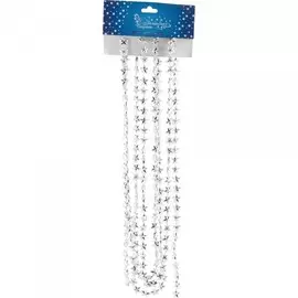 бусы звездочки волшебная страна цв.серебро 104063