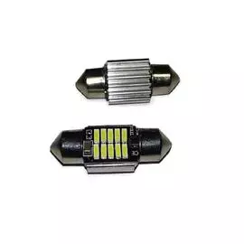 C021 T11/белый/ (SV8,5/8)CANBUS 10SMD 4014 31 мм 12-24V,блистер 2 шт. белый