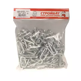 Цепь оцинк. DIN 763(дл.звено) 5мм (5м)