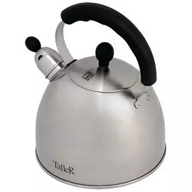 Чайник 2,5л Норман со свистком, бакелитовая ручка TALLER TR-1342